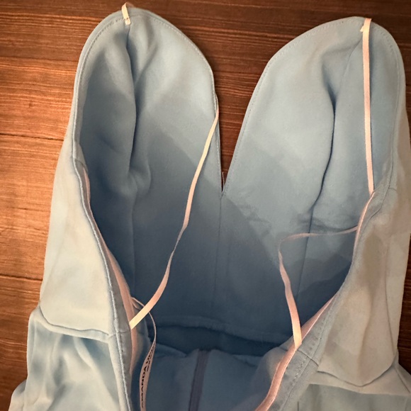 REVOLVE, Amanda Uprichard, CHERRI GOWN, worn once. Size: XS, Color: Pacific - Picture 5 of 9